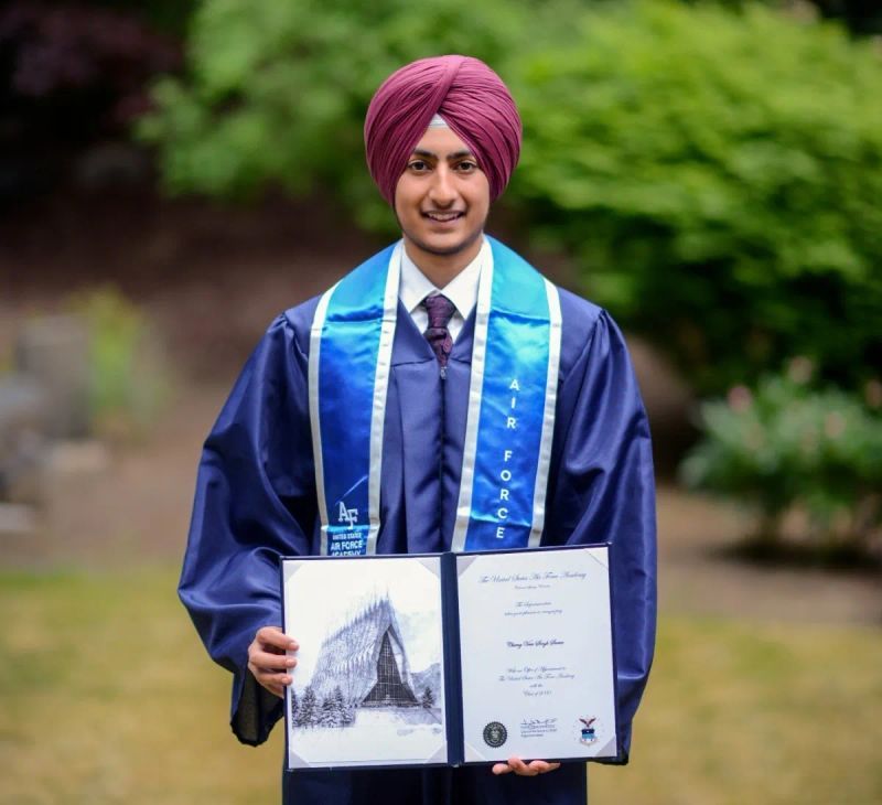 First Sikh American USAFA : अमेरिकी वायुसेना अकादमी में प्रवेश पाने वाले पहले केशधारी सिख अमेरिकी बने चिराग वीर सिंह सराओ - dainiktribuneonline.com