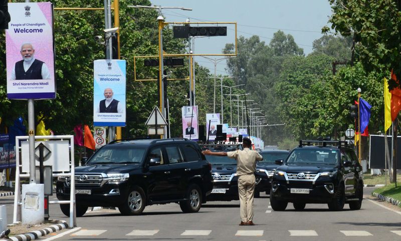 पीएम मोदी आज चंडीगढ़ में, सुरक्षा बलों की 50 कंपनियां तैनात - dainiktribuneonline.com