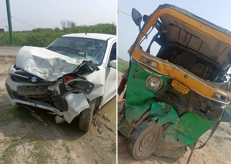Nuh Road Accident: नूंह में कार और टेंपो की भीषण टक्कर, एक की मौत; पांच घायल अस्पताल में भर्ती - dainiktribuneonline.com