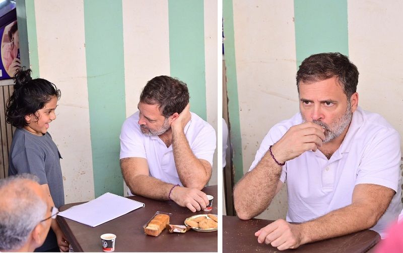 Rahul Viral Video : एयरपोर्ट जाते वक्त राहुल गांधी ने अचानक रुकवाई गाड़ी, VIP प्रोटोकॉल छोड़ सड़क किनारे खड़े होकर पी कॉफी - dainiktribuneonline.com