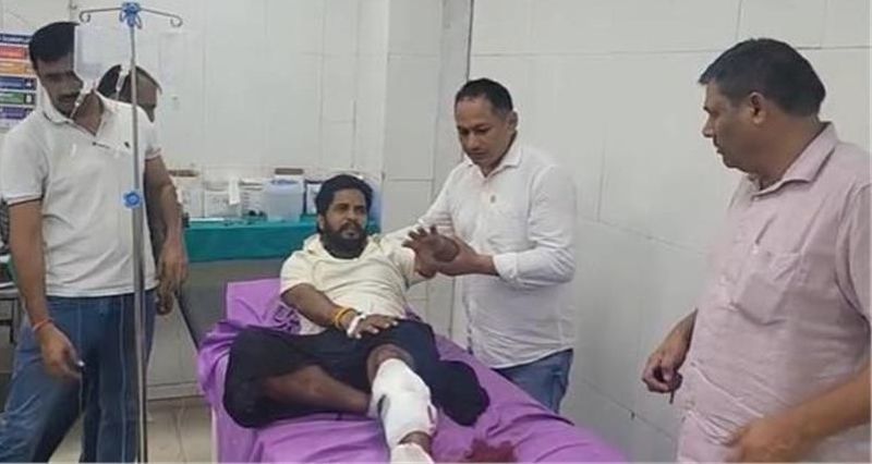 पुलिस कस्टडी से भागने की कोशिश कर रहा बदमाश एनकाउंटर में घायल - dainiktribuneonline.com