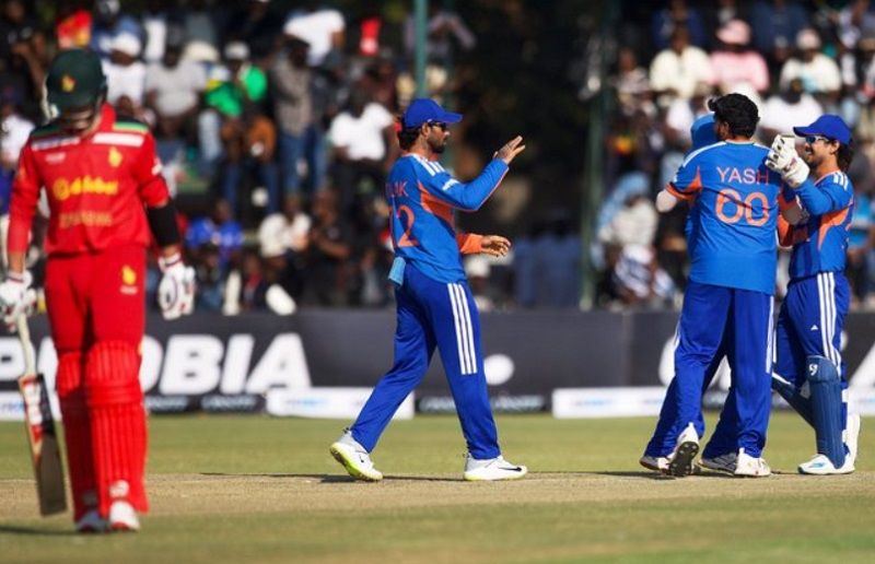 IND vs ZIM 3rd T20 : 15 साल के वैभव का तूफान, मयंक की रफ्तार... जिम्बाब्वे को 3-0 से हराकर टीम इंडिया ने किया सीरिज पर कब्जा - dainiktribuneonline.com