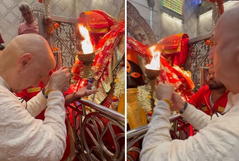 Kalighat kali Temple : बंगाली सिनेमा में 26 साल बाद वापसी... अनुपम खेर का कालीघाट मंदिर दौरा, ‘जय मां काली’ पोस्ट ने मचाई हलचल - dainiktribuneonline.com
